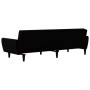 Sofá cama de 2 plazas terciopelo negro de , Sofás - Ref: Foro24-375863, Precio: 267,59 €, Descuento: %