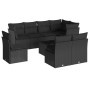 Set de sofás de jardín 8 piezas y cojines ratán sintético negro de , Conjuntos de jardín - Ref: Foro24-3249604, Precio: 556,9...