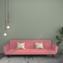Sofá cama de 2 plazas terciopelo rosa de , Sofás - Ref: Foro24-375861, Precio: 257,98 €, Descuento: %