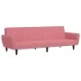 Sofá cama de 2 plazas terciopelo rosa de , Sofás - Ref: Foro24-375861, Precio: 253,48 €, Descuento: %