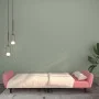 Sofá cama de 2 plazas terciopelo rosa de , Sofás - Ref: Foro24-375861, Precio: 253,48 €, Descuento: %
