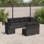 Set de sofás de jardín 8 piezas y cojines ratán sintético negro de , Conjuntos de jardín - Ref: Foro24-3249594, Precio: 512,0...