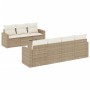 Juego de sofás de jardín con cojines beige 8 pzas ratán PE de , Conjuntos de jardín - Ref: Foro24-3218718, Precio: 530,29 €, ...