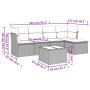 Set de muebles de jardín 6 pzas y cojines ratán sintético gris de , Conjuntos de jardín - Ref: Foro24-3217570, Precio: 322,30...