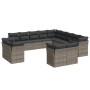 Set sofás de jardín con cojines 13 piezas ratán sintético gris de , Conjuntos de jardín - Ref: Foro24-3218550, Precio: 832,61...