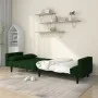Sofá cama de 2 plazas con dos almohadas terciopelo verde oscuro de , Sofás - Ref: Foro24-375849, Precio: 271,87 €, Descuento: %