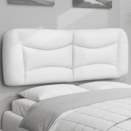 Cabecero de cama acolchado cuero sintético blanco 120 cm de , Cabeceros y pies de cama - Ref: Foro24-374569, Precio: 75,92 €,...