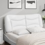 Cabecero de cama acolchado cuero sintético blanco 120 cm de , Cabeceros y pies de cama - Ref: Foro24-374569, Precio: 75,92 €,...