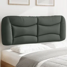 Dark gray fabric padded headboard 120 cm by , Headboards and footboards - Ref: Foro24-374562, Price: 54,70 €, Discount: %
