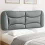 Padded headboard light gray fabric 140 cm by , Headboards and footboards - Ref: Foro24-374576, Price: 55,76 €, Discount: %