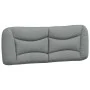 Padded headboard light gray fabric 140 cm by , Headboards and footboards - Ref: Foro24-374576, Price: 55,76 €, Discount: %