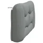 Padded headboard light gray fabric 140 cm by , Headboards and footboards - Ref: Foro24-374576, Price: 55,76 €, Discount: %