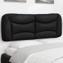 Cabecero de cama acolchado cuero sintético negro 140 cm de , Cabeceros y pies de cama - Ref: Foro24-374583, Precio: 88,12 €, ...