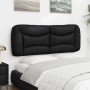 Cabecero de cama acolchado cuero sintético negro 140 cm de , Cabeceros y pies de cama - Ref: Foro24-374583, Precio: 88,12 €, ...