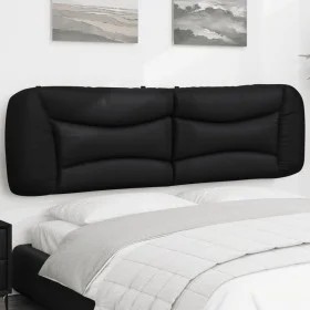 Gepolstertes Bettkopfteil aus schwarzem Kunstleder, 180 cm von , Kopf- und Fußteile - Ref: Foro24-374607, Preis: 75,94 €, Rab...