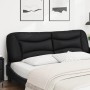 Cabecero de cama acolchado cuero sintético negro 180 cm de , Cabeceros y pies de cama - Ref: Foro24-374607, Precio: 78,54 €, ...