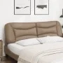 Cabecero de cama acolchado cuero sintético capuchino 180 cm de , Cabeceros y pies de cama - Ref: Foro24-374611, Precio: 77,05...