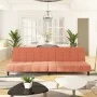 Sofá cama de 2 plazas terciopelo rosa de , Sofás - Ref: Foro24-375767, Precio: 241,44 €, Descuento: %