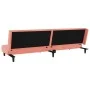Sofá cama de 2 plazas terciopelo rosa de , Sofás - Ref: Foro24-375767, Precio: 241,44 €, Descuento: %