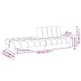 Sofá cama de 2 plazas terciopelo rosa de , Sofás - Ref: Foro24-375767, Precio: 241,44 €, Descuento: %