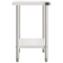 Mesa de trabajo de cocina acero inoxidable 110x55x85 cm de , Restauración - Ref: Foro24-376455, Precio: 149,75 €, Descuento: %
