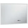 Espejo de baño con LED, sensor táctil y reloj 100x60 cm de vidaXL, Espejos - Ref: Foro24-144739, Precio: 125,73 €, Descuento: %