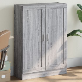 Armario de madera de ingeniería gris sonoma 82,5x30,5x115 cm de , Librerías y estanterías - Ref: Foro24-833787, Precio: 77,61...