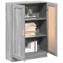 Armario de madera de ingeniería gris sonoma 82,5x30,5x115 cm de , Librerías y estanterías - Ref: Foro24-833787, Precio: 77,61...
