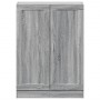 Armario de madera de ingeniería gris sonoma 82,5x30,5x115 cm de , Librerías y estanterías - Ref: Foro24-833787, Precio: 77,61...