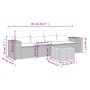 Set de muebles de jardín 5 pzas y cojines ratán sintético negro de , Conjuntos de jardín - Ref: Foro24-3257651, Precio: 336,9...