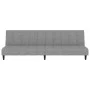 Sofá cama de 2 plazas terciopelo gris claro de , Sofás - Ref: Foro24-375763, Precio: 244,98 €, Descuento: %