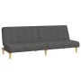 Sofá cama de 2 plazas tela gris oscuro de , Sofás - Ref: Foro24-375827, Precio: 248,00 €, Descuento: %