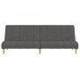 Sofá cama de 2 plazas tela gris oscuro de , Sofás - Ref: Foro24-375827, Precio: 248,00 €, Descuento: %