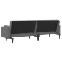 Sofá cama de 2 plazas con dos almohadas tela gris claro de , Sofás - Ref: Foro24-375833, Precio: 281,59 €, Descuento: %