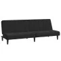 Sofá cama de 2 plazas terciopelo negro de , Sofás - Ref: Foro24-375844, Precio: 238,47 €, Descuento: %