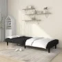 Sofá cama de 2 plazas terciopelo negro de , Sofás - Ref: Foro24-375844, Precio: 238,47 €, Descuento: %