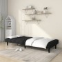Sofá cama de 2 plazas terciopelo negro de , Sofás - Ref: Foro24-375844, Precio: 244,69 €, Descuento: %