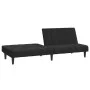 Sofá cama de 2 plazas terciopelo negro de , Sofás - Ref: Foro24-375844, Precio: 238,47 €, Descuento: %