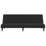 Sofá cama de 2 plazas terciopelo negro de , Sofás - Ref: Foro24-375844, Precio: 238,47 €, Descuento: %