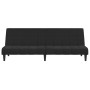 Sofá cama de 2 plazas terciopelo negro de , Sofás - Ref: Foro24-375844, Precio: 244,69 €, Descuento: %