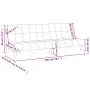 2-Sitzer-Schlafsofa aus schwarzem Samt von , Sofas - Ref: Foro24-375844, Preis: 238,47 €, Rabatt: %