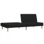 2 seater black fabric sofa bed by , Sofas - Ref: Foro24-375867, Price: 232,15 €, Discount: %