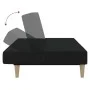 2 seater black fabric sofa bed by , Sofas - Ref: Foro24-375867, Price: 232,15 €, Discount: %