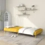 Sofá cama de 2 plazas tela amarillo de , Sofás - Ref: Foro24-375831, Precio: 233,72 €, Descuento: %