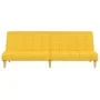 Sofá cama de 2 plazas tela amarillo de , Sofás - Ref: Foro24-375831, Precio: 233,72 €, Descuento: %