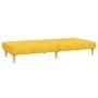 Sofá cama de 2 plazas tela amarillo de , Sofás - Ref: Foro24-375831, Precio: 233,72 €, Descuento: %
