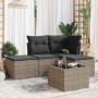 Juego de sofás jardín con cojines 5 pzas ratán sintético gris de , Conjuntos de jardín - Ref: Foro24-3217490, Precio: 255,13 ...