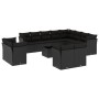 Set de sofás de jardín y cojines 13 pzas ratán sintético negro de , Conjuntos de jardín - Ref: Foro24-3218535, Precio: 885,82...