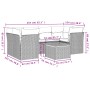 Set sofás de jardín 7 piezas y cojines ratán sintético beige de , Conjuntos de jardín - Ref: Foro24-3223497, Precio: 421,46 €...