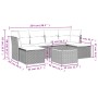 Set sofás de jardín 7 piezas y cojines ratán sintético beige de , Conjuntos de jardín - Ref: Foro24-3223770, Precio: 364,57 €...